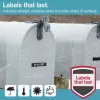 DYMO Authentic D1 Durable Labels | Valge Print on Must Tape | 12 mm x 3 m | Labelling Tape for LabelManager Label Makers