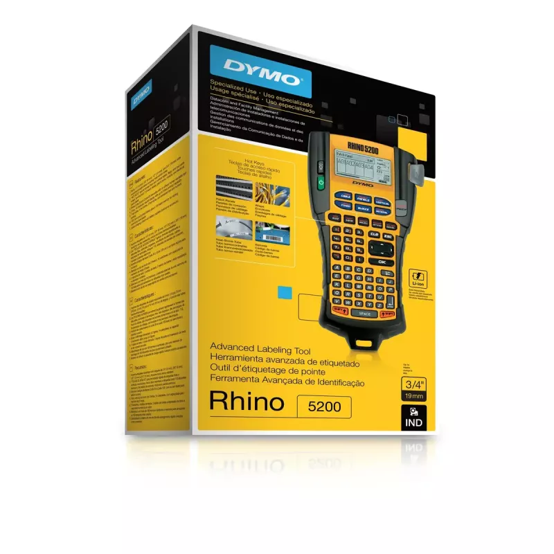 DYMO RHINO 5200 sildiprinter, termosiire, 180 x 180 DPI