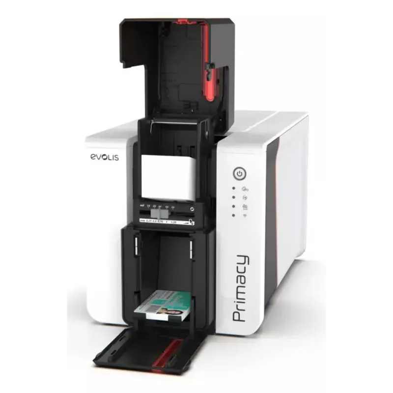 Plastkaardiprinter Evolis Primacy 2 — Dye-sublimation/Resin thermal transfer, 300 x 1200 DPI, 100-leheline sisend, Fast Ethernet