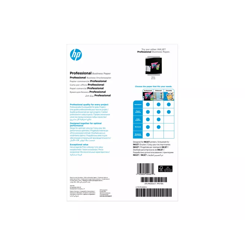 HP Professional Business Paper Matte 180 g/m2 A4 (210 x 297 mm) 150 lehte