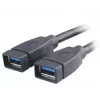 USB-kaabel 2 x USB A Akasa AK-CBUB09-15BK Must