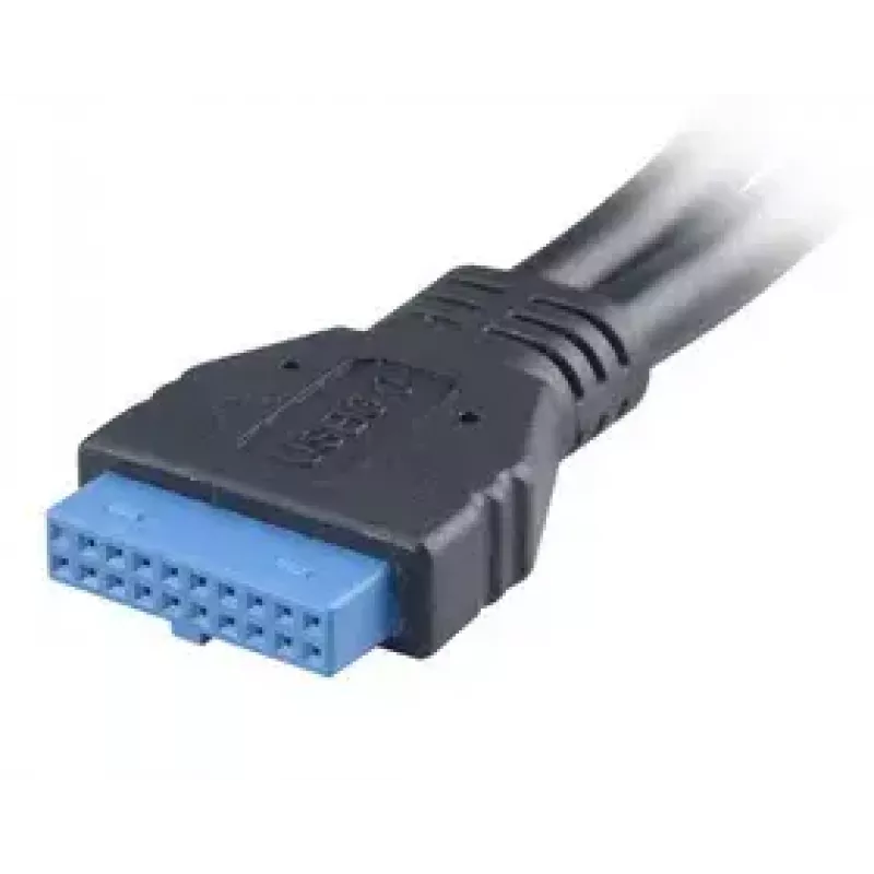 USB-kaabel 2 x USB A Akasa AK-CBUB09-15BK Must