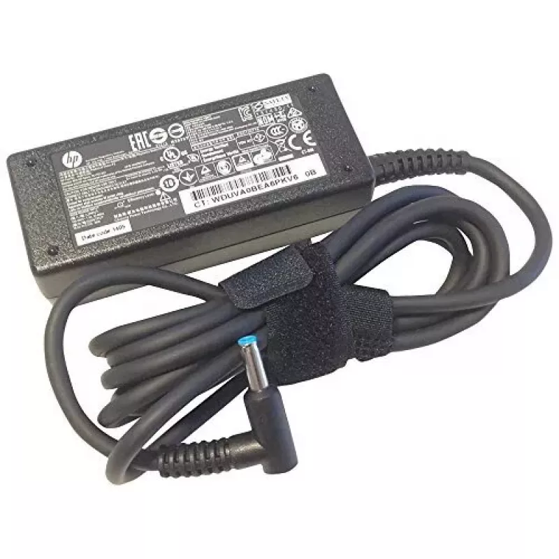 AC Adapter HP 45W Smart NPFC 3‑Pin, mudel 854054-001 — 45 W toiteplokk HP sülearvutitele (avatud pakend)
