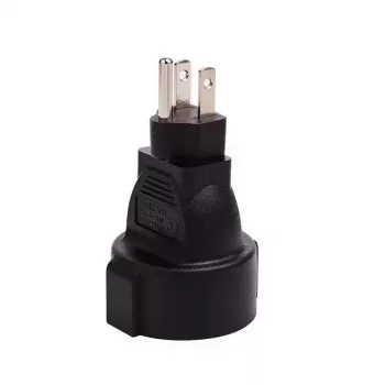 Microconnect PETRAVEL3 toitepistikupesa adapter Type B Type F Must