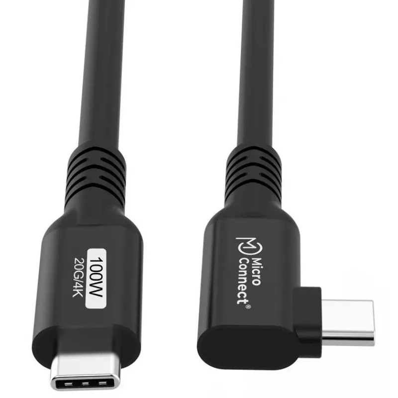 USB-kaabel Microconnect USB3.2CC01-A 1m USB C 20 Gbit/s Must