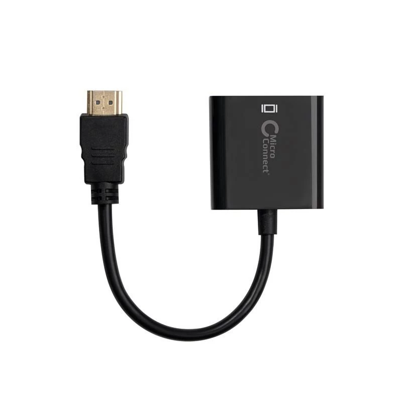 Microconnect HDMVGA2B video kaabli adapter 0,15 m VGA (D-Sub) HDMI Type A (Standard) Must