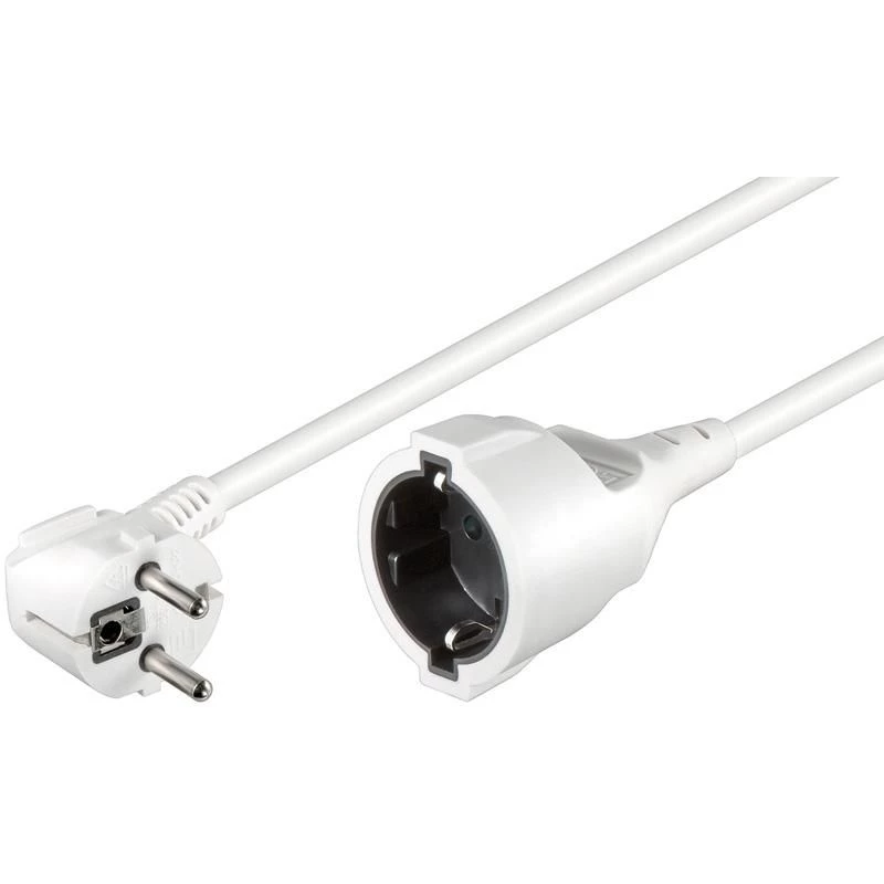 Microconnect PE140500W toitepikendus 5 m 1 vahelduvvoolu pistikupesa valge