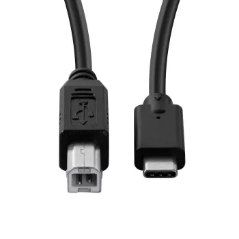 Microconnect USB-kaabel USB 3.1 C-B-le 3m Must USB 2.0 0.48 Gbit/s