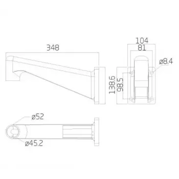 Ernitec 0070-10108 turvakaamera lisaseade, kinnitus