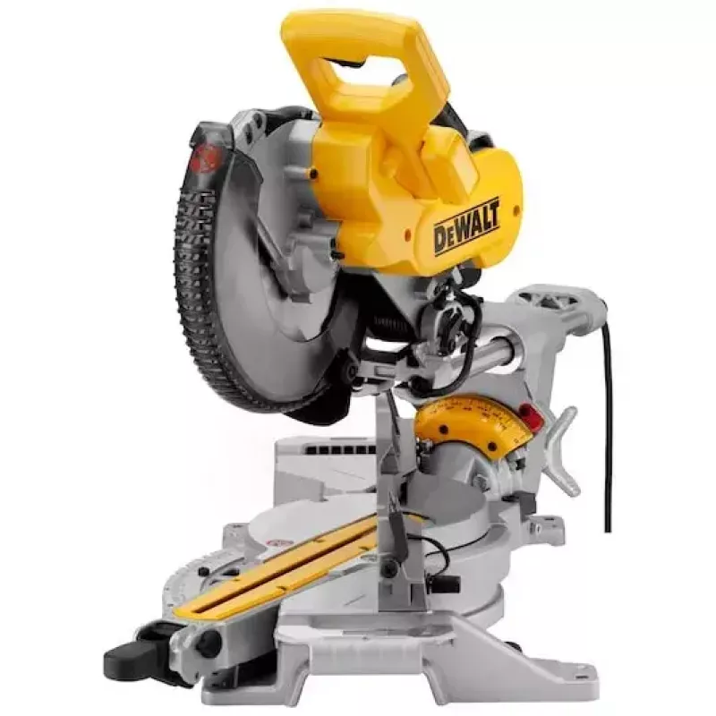 Järkamissaag DeWALT DWS727-QS, statsionaarne kombineeritud järkamissaag, kaal 22 kg, kõrgus 460 mm