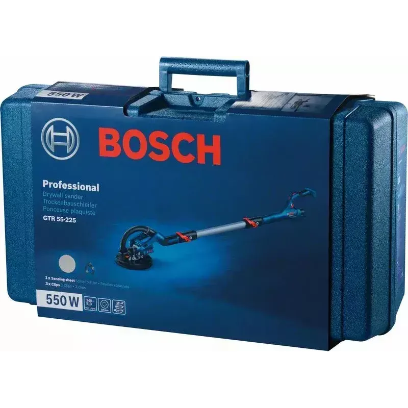 Bosch GTR 55-225 Kipsplaadi lihvija 910 p/min Must, Sinine 550 W