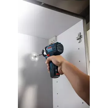 Bosch GDR 12V-105 Professional 1/4-tolline 2600 p/min 105 N⋅m Must, Sinine