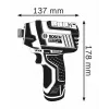 Bosch GDR 12V-105 Professional 1/4-tolline 2600 p/min 105 N⋅m Must, Sinine