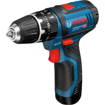 Bosch GSB 10,8-2-LI Professional võtmeta must, sinine, punane