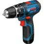 Bosch GSB 10,8-2-LI Professional võtmeta must, sinine, punane