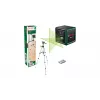 Laserlevel Bosch Quigo roheline statiiviga 1,1 m — kompaktne ristjoonlaseri komplekt