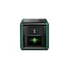 Laserlevel Bosch Quigo roheline statiiviga 1,1 m — kompaktne ristjoonlaseri komplekt
