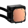 Kõik-ühes vedelikjahutus ANTEC SYMPHONY 240 — 120 mm ventilaatorid, must, toetab AM4/LGA1700