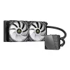 Kõik-ühes vedelikjahutus ANTEC SYMPHONY 240 — 120 mm ventilaatorid, must, toetab AM4/LGA1700