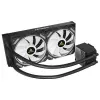 Kõik-ühes vedelikjahutus ANTEC SYMPHONY 240 — 120 mm ventilaatorid, must, toetab AM4/LGA1700