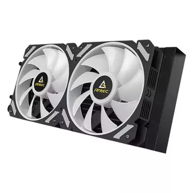 Kõik-ühes vedelikjahutus ANTEC SYMPHONY 240 — 120 mm ventilaatorid, must, toetab AM4/LGA1700