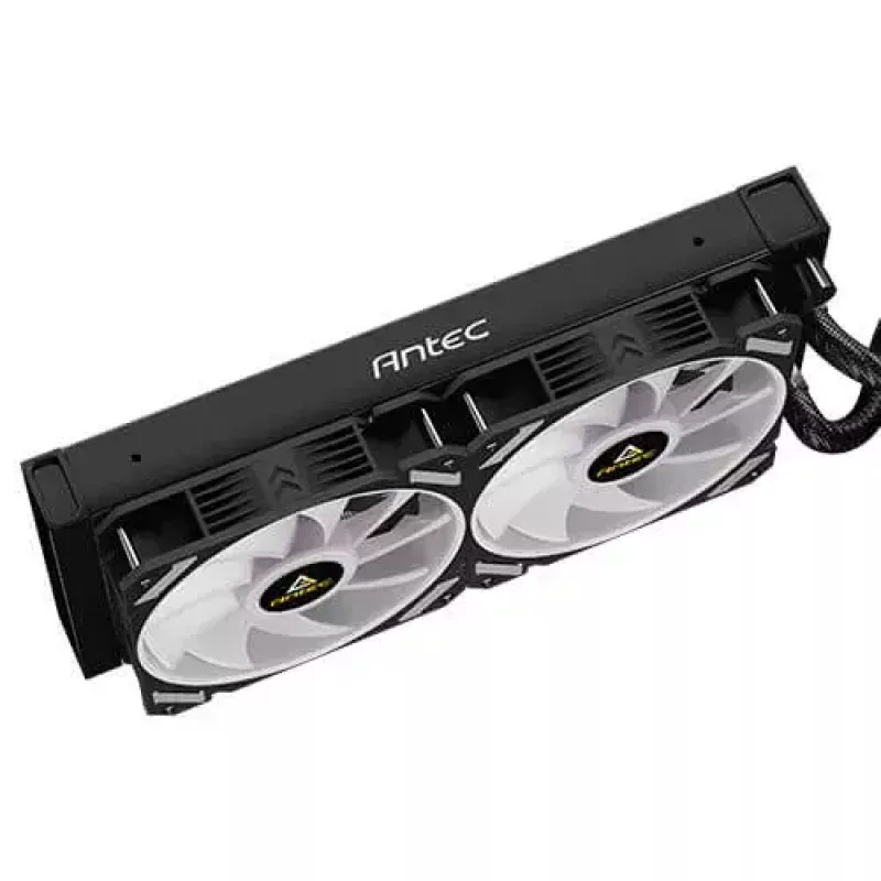 Kõik-ühes vedelikjahutus ANTEC SYMPHONY 240 — 120 mm ventilaatorid, must, toetab AM4/LGA1700