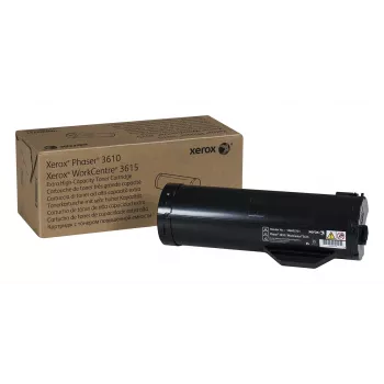 Xerox Genuine Phaser® 3610, WorkCentre® 3615 must, eriti suure mahutavusega toonerikassett (25300 lehekülge) - 106R02731