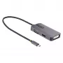 StarTech.com USB-C video adapter, USB-C HDMI-, DVI-, VGA-adapter, kuni 4K 60 Hz, alumiinium, mitmepordiline videokuvari adapter, Thunderbolt 3/4-ga ühilduv, USB USB-C reisiadapter