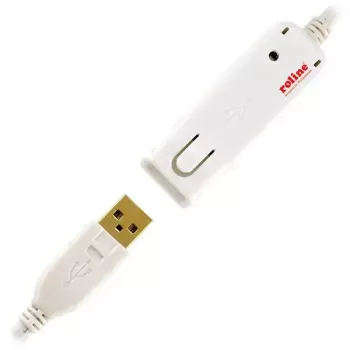 USB 2.0 aktiivne pikenduskaabel ROLINE 12.04.1085 12 m