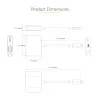 StarTech.com USB C Video Adapter, USB C to HDMI VGA Multiport Adapter, 3.5mm Audio, 4K 60Hz HDR, 100W PD Pass-Through, Thunderbolt 3/4 Ühilduv - USB C Display Travel Adapter