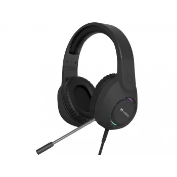 Peakomplekt SANDBERG BossBlaster USB — juhtmega mänguri peakomplekt, 20–20000 Hz, 2 m kaabel, 240 g, must
