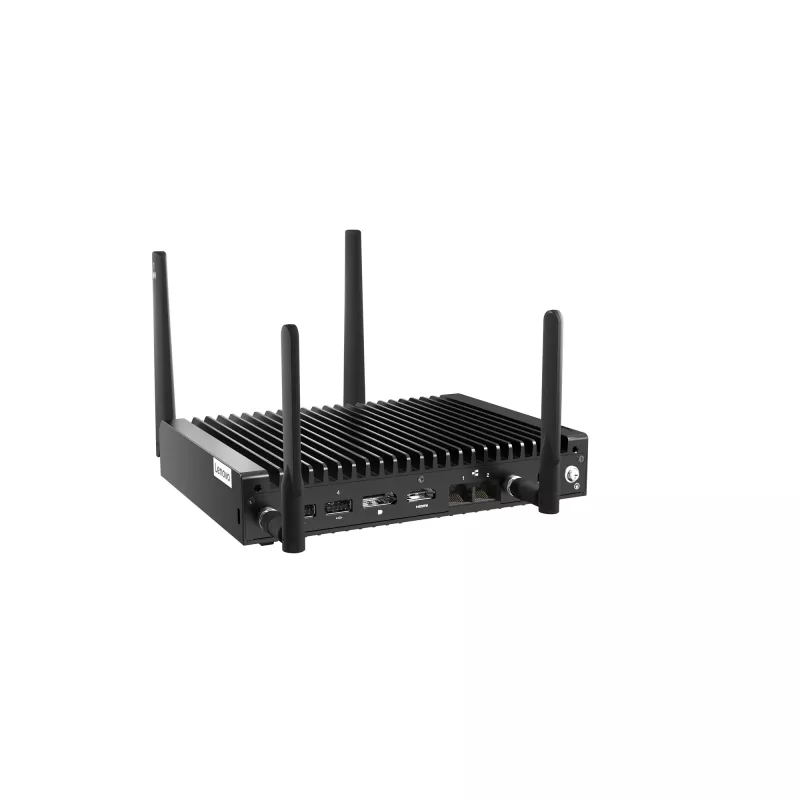 Lenovo ThinkEdge SE10 Intel Atom® x6425RE 8 GB DDR4-SDRAM 256 GB SSD Mini Arvuti Must