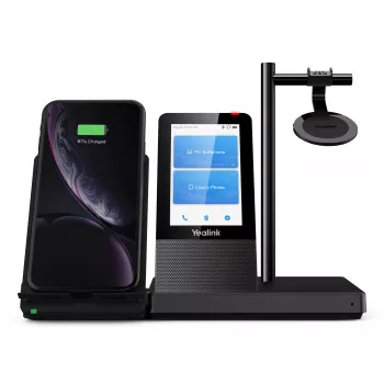 Yealink WH66 Mono UC-DECT juhtmeta peakomplekt, juhtmeta, kontor/kõnekeskus, 20 - 20000 Hz, 80 g, peakomplekt, must