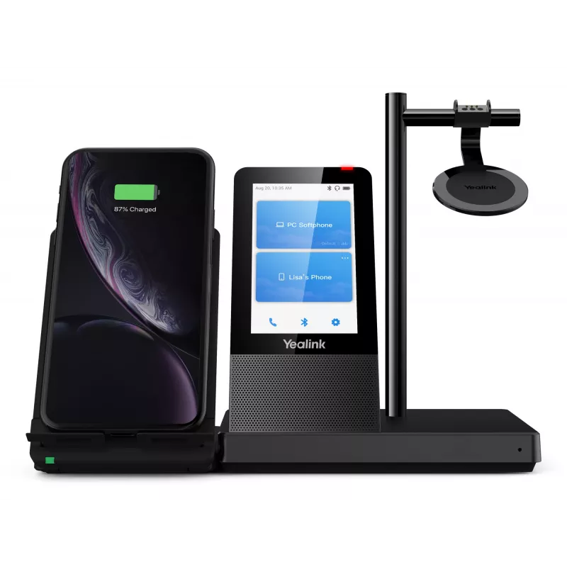 Yealink WH66 Mono UC-DECT juhtmeta peakomplekt, juhtmeta, kontor/kõnekeskus, 20 - 20000 Hz, 80 g, peakomplekt, must