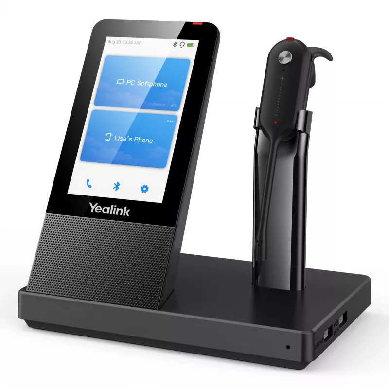 Yealink WH67 UC peakomplekt, juhtmevaba, kontor/kõnekeskus, 20 - 14000 Hz, 19 g, peakomplekt, must