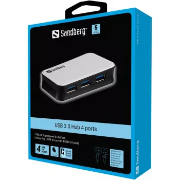 Sandberg USB 3.0 jaotur, 4 porti