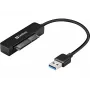 Sandberg USB 3.0 SATA-ühenduslüli, must, 5 Gbit/s, 20 g, 77 mm, 18 mm, 193 mm