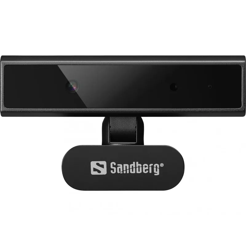 Veebikaamera Sandberg Face-ID Webcam Mini 2 MP Full HD USB-C Must