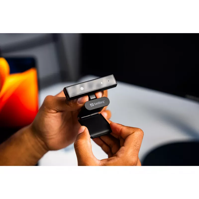 Veebikaamera Sandberg Face-ID Webcam Mini 2 MP Full HD USB-C Must