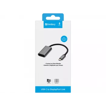 USB-C – DisplayPorti link Sandberg 136-19
