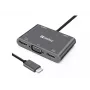 Sandberg USB-C dokk 2xHDMI+1xVGA+USB+PD