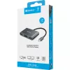 Sandberg USB-C dokk 2xHDMI+1xVGA+USB+PD