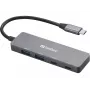 Sandberg USB-C kuni 2xUSB-A + 2xUSB-C jaotur Hall Alumiinium