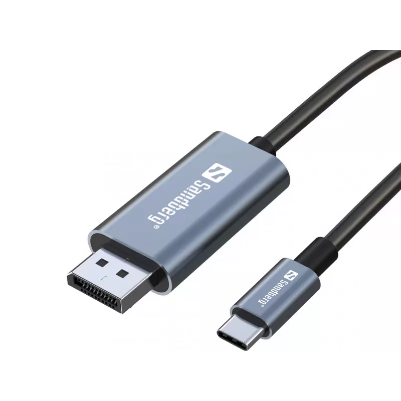 Sandberg USB-C–DisplayPorti kaabel 2M USB USB-C DisplayPort 2m