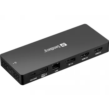 Sandberg USB-C 13in1 DockingStation Pro Wired USB 3.2 Gen 1 USB-C