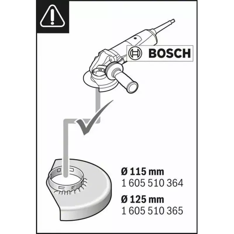 Tolmuimeja kinnitus Bosch GDE 115/125 FC-T Professional