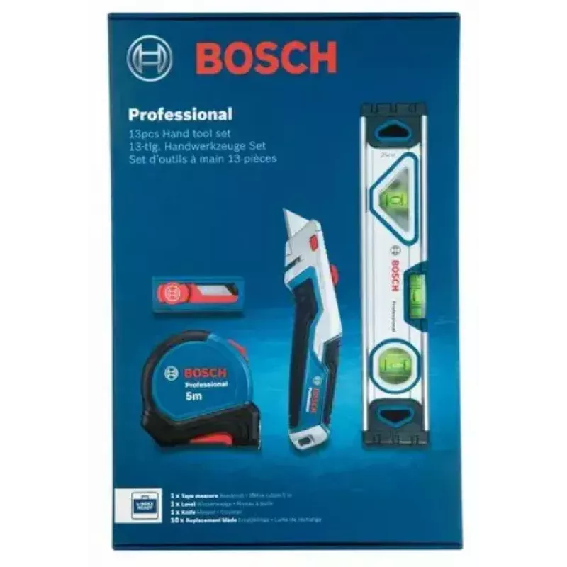 Bosch 1 600 A02 7M3 mehaanika tööriistakomplekt 13 tööriista