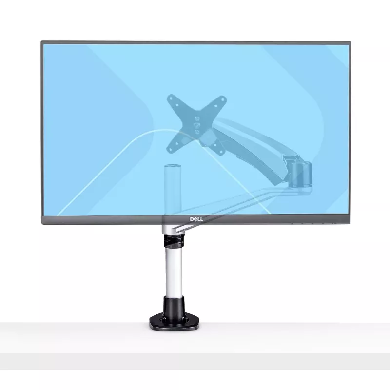 StarTech.com monitori lauakinnitus 27-tollise 16:9 või 30-tollise 21:9 ülilai ekraaniga monitoridele, VESA 75x75/100x100, tööriistavabad käe reguleerimised, C-klamber/läbiviigukumm, vedruga abistatav käsi
