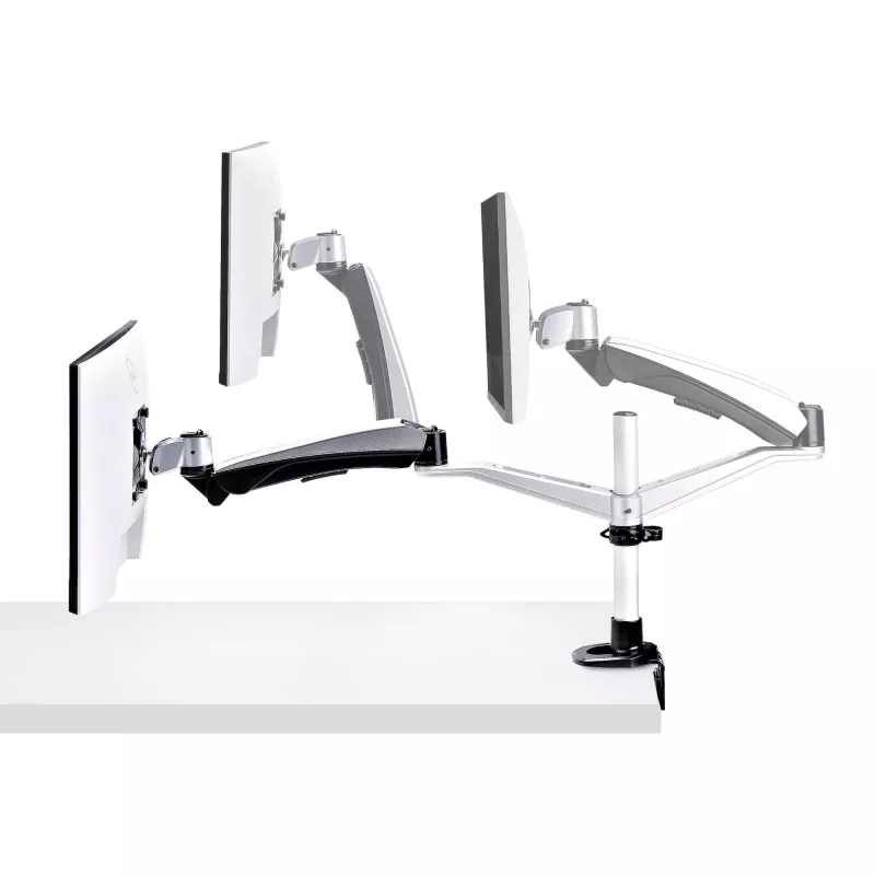 StarTech.com monitori lauakinnitus 27-tollise 16:9 või 30-tollise 21:9 ülilai ekraaniga monitoridele, VESA 75x75/100x100, tööriistavabad käe reguleerimised, C-klamber/läbiviigukumm, vedruga abistatav käsi