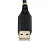 StarTech.com 10ft (3m) USB-nullmodemi jadaadapteri kaabel, vahetatavad DB9 kruvid/mutrid, COM-i säilitamine, USB-A RS232-le, FTDI, 4. taseme ESD-kaitse, Windows/macOS/ChromeOS/Linux – vastupidav TPE-konstruktsioon
